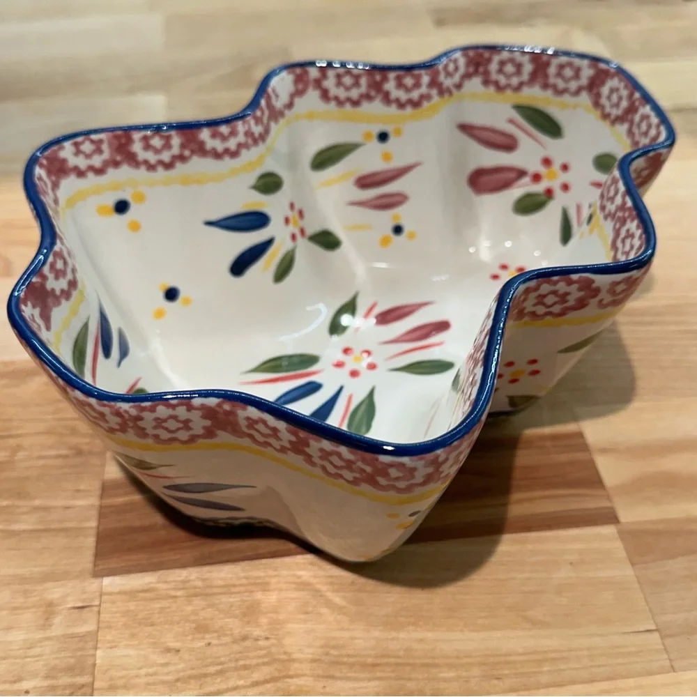 Temp-Tations Old World Confetti Tree Figural Ovenware Baker- 1QT ---NWOT